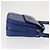 Céline Borsa a Spalla CELINE Circle in Pelle Blu Oro Auth 153882V D'oro - vista 4