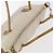 PRADA Borsa a mano in nylon smaltato 2 in 1 bianca argento Auth 152256 Bianco - vista 6