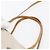PRADA Borsa a mano in nylon smaltato 2 in 1 bianca argento Auth 152256 Bianco - vista 8