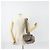Jimmy Choo Studs Backpack Leather Beige Gold Auth BA7708 Golden - view 27