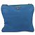PRADA Schultertasche Nylon Blau Silber Auth 154370V - Ansicht 13