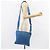 PRADA Schultertasche Nylon Blau Silber Auth 154370V - Ansicht 26