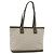 Céline CELINE C Macadam Canvas Tote Bag Grün Silber Auth BA8391