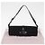 Borsa a Spalla Turita Chain in Raso Nero e Argento di Jimmy Choo Auth yk19524 - vista 12
