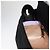 Borsa a Spalla Turita Chain in Raso Nero e Argento di Jimmy Choo Auth yk19524 - vista 19
