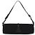 Borsa a Spalla Turita Chain in Raso Nero e Argento di Jimmy Choo Auth yk19524 - vista 2