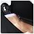 Borsa a Spalla Turita Chain in Raso Nero e Argento di Jimmy Choo Auth yk19524 - vista 20