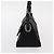 Borsa a Spalla Turita Chain in Raso Nero e Argento di Jimmy Choo Auth yk19524 - vista 3