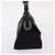 Borsa a Spalla Turita Chain in Raso Nero e Argento di Jimmy Choo Auth yk19524 - vista 4