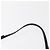 Borsa a Spalla Turita Chain in Raso Nero e Argento di Jimmy Choo Auth yk19524 - vista 8