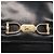 Borsa a Spalla CÉLINE Carrozza in Pelle Nera e Oro Auth gh1220 Nero D'oro - vista 17