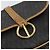 Borsa a spalla in tela a nido d'ape PVC nera e dorata Christian Dior Auth 150955 Nero D'oro - vista 10
