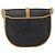 Borsa a spalla in tela a nido d'ape PVC nera e dorata Christian Dior Auth 150955 Nero D'oro - vista 2