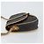 Borsa a spalla in tela a nido d'ape PVC nera e dorata Christian Dior Auth 150955 Nero D'oro - vista 4