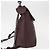 FENDI Back To School Backpack Leather 2way Bordeaux Silver Auth 148468 Silvery Dark red - view 4