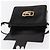 Borsa a Spalla CÉLINE Carrozza in Pelle Nera e Oro Auth 155706 Nero D'oro - vista 15