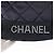 CHANEL Zaino Matelassé Satin Blu Navy CC Auth 154704 - vista 14