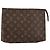 LOUIS VUITTON Poche Toilette Monogram 26 M47542 LV Auth 155182 Monogramma