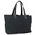CHANEL Nuova Borsa Tote da Viaggio Nylon Nero oro CC Auth ka411 D'oro