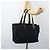 CHANEL Nuova Borsa Tote da Viaggio Nylon Nero oro CC Auth ka411 D'oro - vista 22