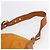 Borsa a Spalla PRADA Nylon Arancione Oro Auth 154692 D'oro - vista 8