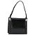 Bolsa de Ombro GG em Lona Gucci Nylon Preto Prata 001 3132 Auth 154414