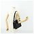 Bolsa de Ombro GG em Lona Gucci Nylon Preto Prata 001 3132 Auth 154414 - vista 23