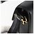 Sac à épaule CÉLINE Carrosse en cuir noir et or Auth ka895 Doré - vue 14