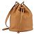 Gucci Borsa a Spalla in Pelle Marrone Oro Auth 151505 D'oro