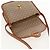 Céline Borsa a Spalla in Tela Macadam CELINE PVC Beige Oro Auth 158828 D'oro - vista 17