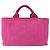 PRADA Borsa a Mano Canapa PM in Tela Rosa Oro Auth ka913 D'oro - vista 3