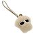 VERSACE Medusa Flauschiger Shearling Charm Beige Auth BA8973V