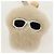 VERSACE Medusa Flauschiger Shearling Charm Beige Auth BA8973V - Ansicht 3