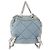 Salvatore Ferragamo Vala Backpack Denim 2way Blue Silver Auth 156378 - view 2