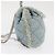 Salvatore Ferragamo Vala Backpack Denim 2way Blue Silver Auth 156378 - view 4