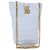Burberry Borsa a Spalla con Catena in Pelle Blu Oro Auth 156382 D'oro