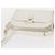 Céline Borsa a Spalla CELINE in Pelle Bianco Oro Auth 151815 D'oro - vista 6