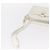 Céline Borsa a Spalla CELINE in Pelle Bianco Oro Auth 151815 D'oro - vista 7