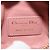 Pochette Canage Christian Dior in pelle di agnello rosa e oro Auth bs31470SAV D'oro - vista 17