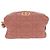 Pochette Canage Christian Dior in pelle di agnello rosa e oro Auth bs31470SAV D'oro - vista 2