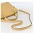 Céline Borsa a mano CELINE in pelle 2 in 1 oro giallo Auth 156864 D'oro - vista 9