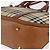 Bolsa de mão Nova Check em PVC da BURBERRY 2 vias Bege Ouro Auth fm4955 Dourado - vista 15