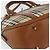 Bolsa de mão Nova Check em PVC da BURBERRY 2 vias Bege Ouro Auth fm4955 Dourado - vista 16