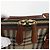 Bolsa de mão Nova Check em PVC da BURBERRY 2 vias Bege Ouro Auth fm4955 Dourado - vista 18