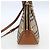 Bolsa de mão Nova Check em PVC da BURBERRY 2 vias Bege Ouro Auth fm4955 Dourado - vista 4