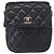 CHANEL Borsa a Spalla Matelassé in Pelle di Agnello Blu Navy Oro CC Auth 156505 D'oro - vista 13