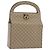 Céline Borsa a mano in tela Macadam CELINE PVC beige oro Auth mr1651 D'oro
