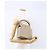 Céline Borsa a mano in tela Macadam CELINE PVC beige oro Auth mr1651 D'oro - vista 23