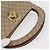 Céline Borsa a mano in tela Macadam CELINE PVC beige oro Auth mr1651 D'oro - vista 7