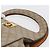 Céline Borsa a mano in tela Macadam CELINE PVC beige oro Auth mr1651 D'oro - vista 8
